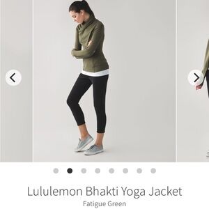 Lululemon Bhakti Jacket Size 4